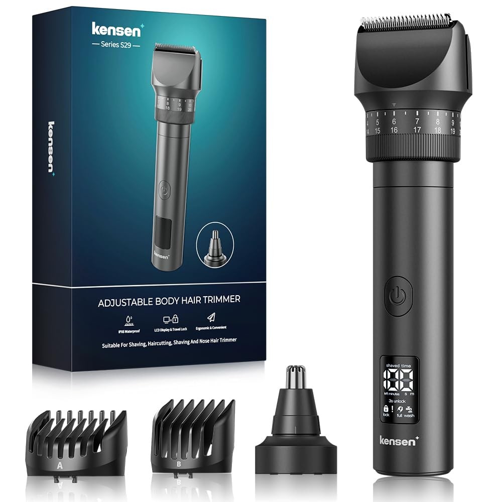Beard Trimmer for Men - 42 Adjustable Length Settings Hair C