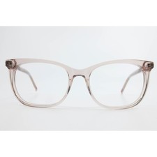Otis + Grey OG 9004 CP/RO Pink Translucent Square Eyeglass Frames 51-17-140