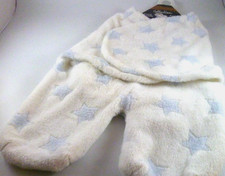 New Blankets  Beyond Travel Swaddle Sack Baby 0-3 Mo White Blue Stars Soft