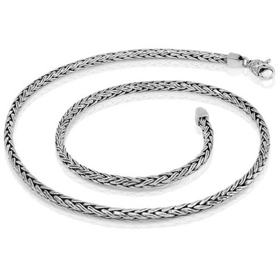 Hochwertige Silberkette Halskette, aus massivem 925 Sterling Silber.