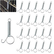 20PCS Spring Latch Hook for Cage Spring Cage Latch Metal Finger Spring Door H...