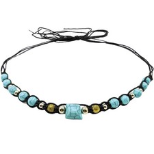 Cowboy Hat Band for Women Men, and Made Replaceable Beaded Hat Belt for Straw...