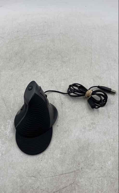 Delux M618 Black Wired Optical Sensor Adjustable DPI Ergonomic Vertical Mouse