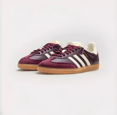 adidas Samba OG Maroon Gold Metallic EU 40 NEU OVP ID0477