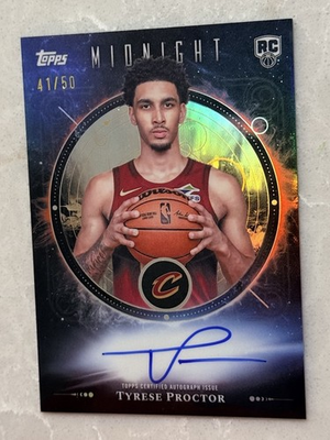 #ad #ad 2025 26 Topps Midnight Midnight Oil SS Rookie Tyrese Proctor 50 RC Auto $19.99