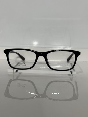 Moncler ML5139D 001 Black Acetate Asian Fit Unisex Eyeglasses 53mm