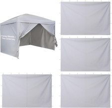 Canopy Sidewalls, Fit for 10 X 10 Ft Pop up Canopy Tent, Tent Side Walls