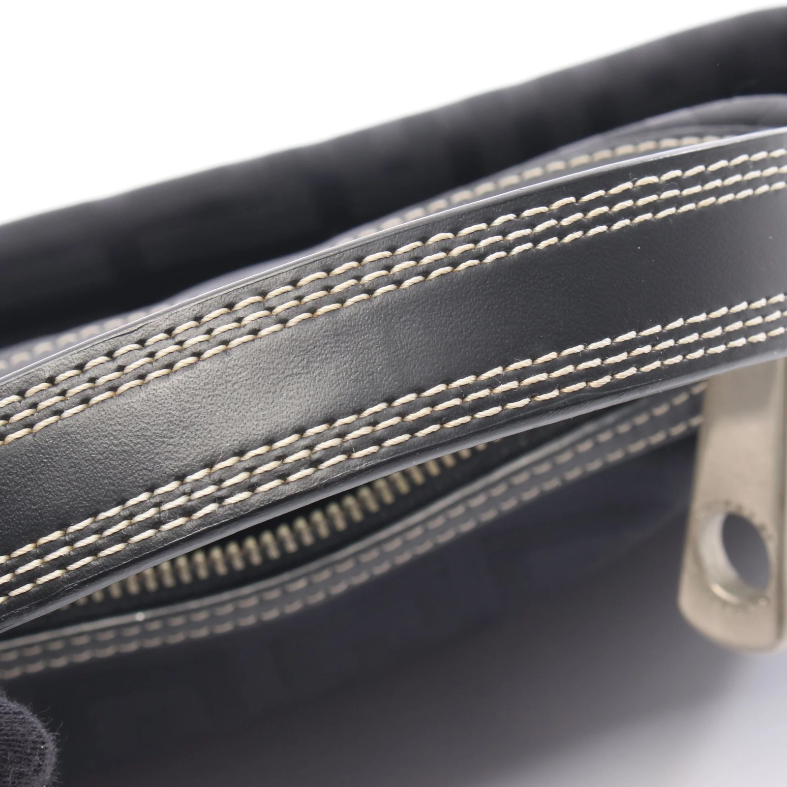 GIVENCHY Mini Handbag Canvas Leather Black #RC4381 thumbnail 7