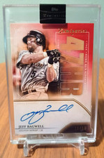 JEFF BAGWELL 2020 TOPPS LUMINARIES HOME RUN KINGS RED AUTO 10/10 AUTOGRAPH