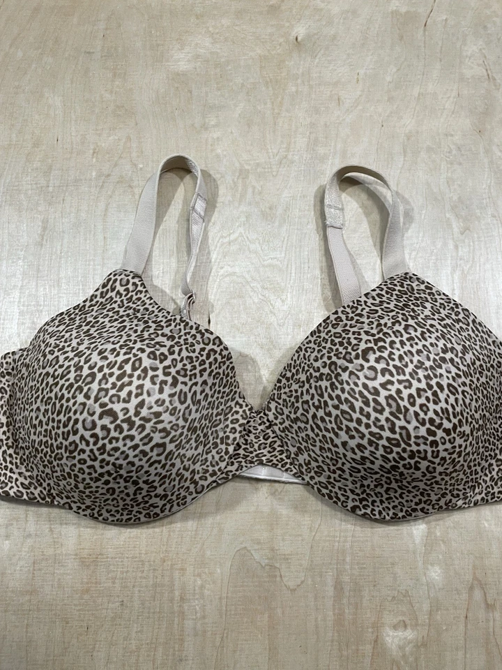 Sujetador con aros Bali 3411 One Smooth U forrado talla 40C estampado animal para mujer Foto 3 de 4