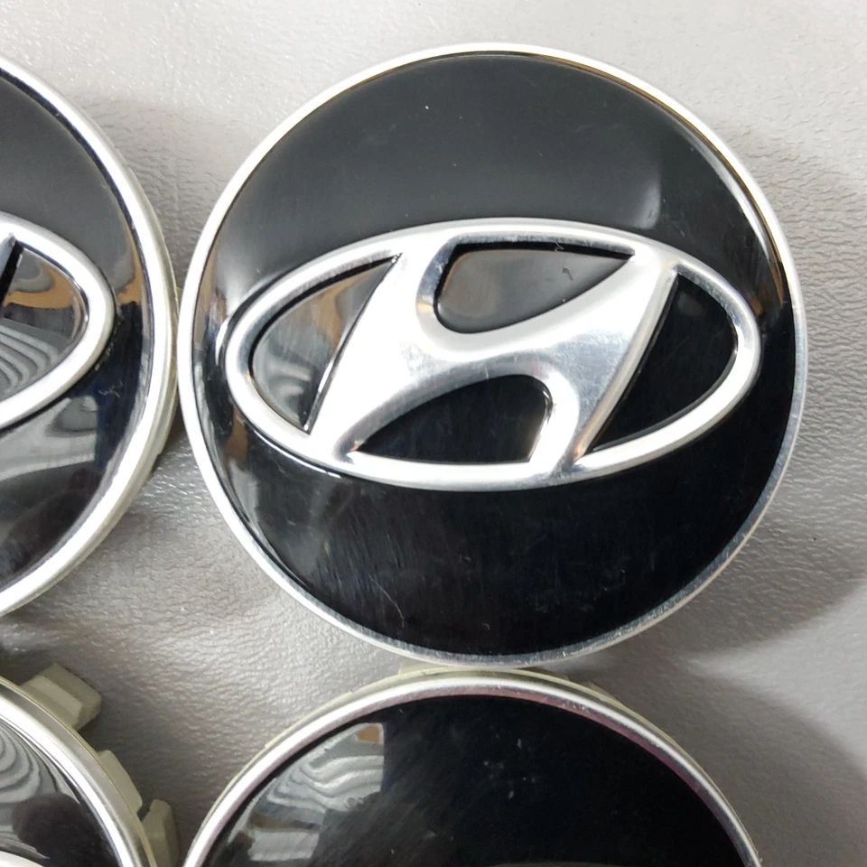 09-16 Juego de 4 tapacubos centrales de fábrica Hyundai Genesis 13-16 Santa Fe Foto 3 de 4