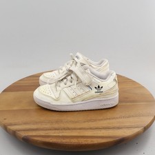 adidas originals Forum Low 'Off White Black Cowhide fabric Low-top Size 11K