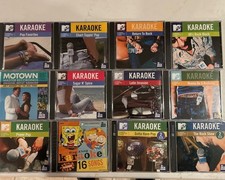 LOT 12 Singing Machine Karaoke MTV Motown pop rock SpongeBob CD G Cdg Discs New
