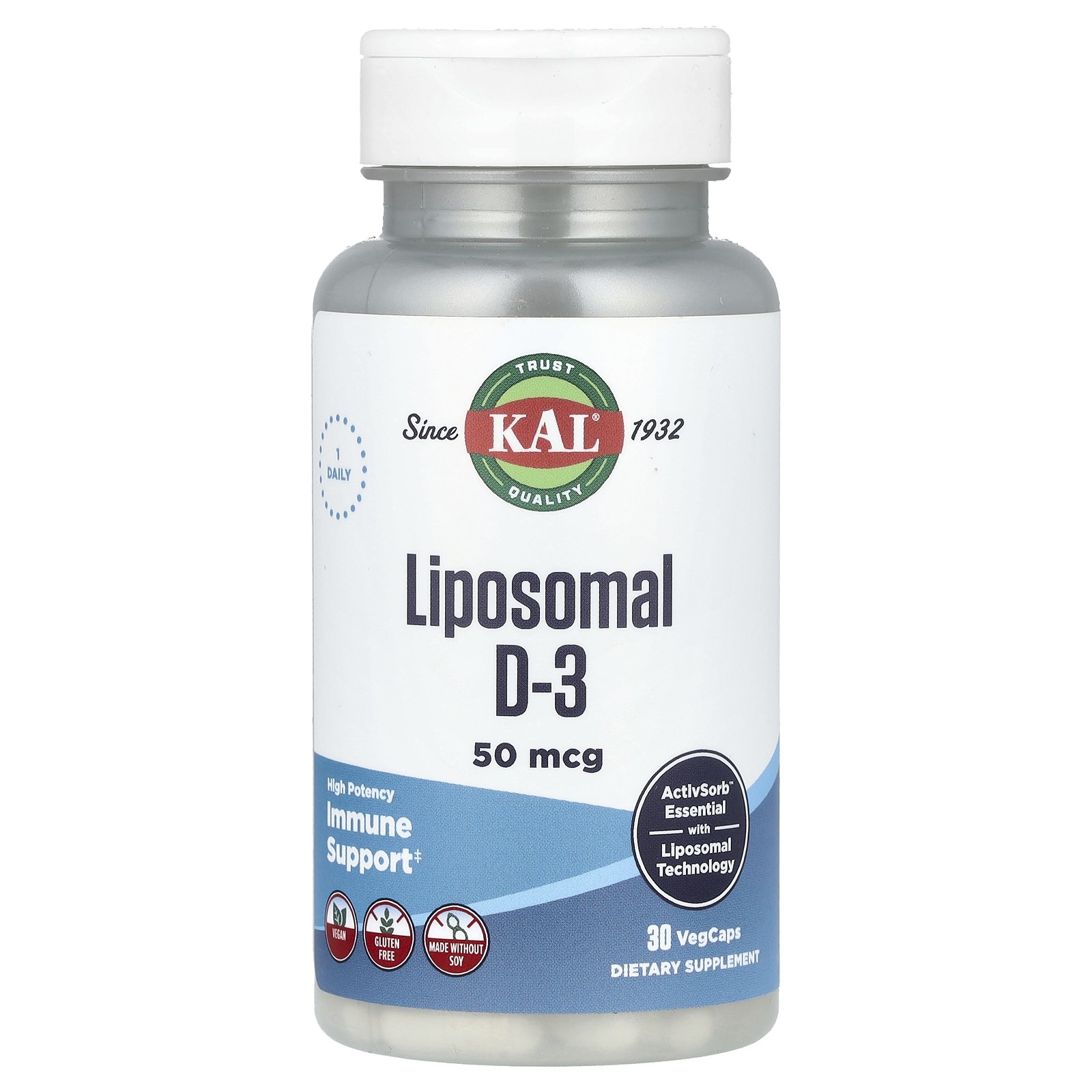 Liposomal D-3 High Potency 50 mcg 30 VegCaps 2990₽
