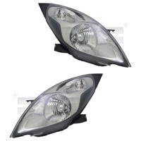 Scheinwerfer Hauptscheinwerfer Set Rechts & Links H4 FüR Chevrolet Spark M300