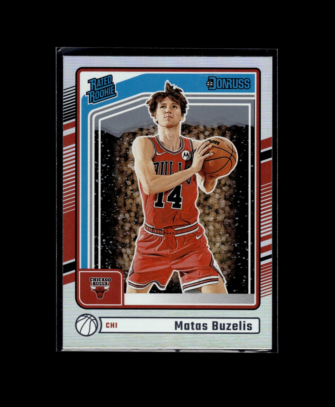 Matas Buzelis 2024-25 Donruss Optic RC Holo SP #271 F7