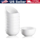 10OZ Small Bowls Set of 8, Porcelain Ice Cream Bowls for Kitchen, White
