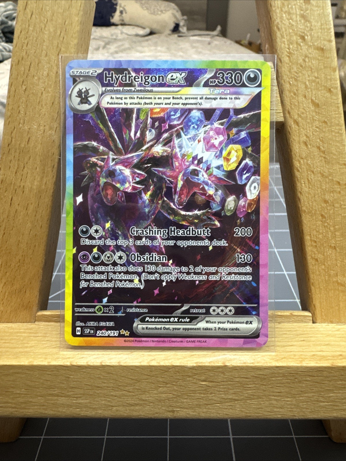 Hydreigon ex 2024 Scarlet & Violet: Surging Sparks #240/191 Special  Illustration Rare Price Guide - Sports Card Investor