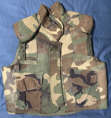 USGI PASGT Flak Jacket Woodland M81 Camo Fragmentation Vest