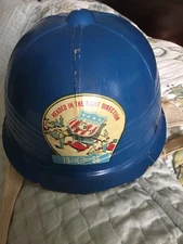 Antique Soap  Box Derby Racer Helmet 1956 Chevrolet Very Nice 100 Percent Intact