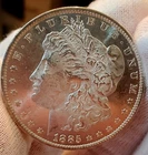 * 1885 O * BU MS++ SPARKLING PL MIRRORS!! GORGEOUS MORGAN SILVER DOLLAR #A68