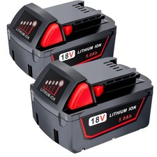 5.0Ah Replacement Battery for Milwaukee 18V Battery Compatible with Milwaukee...
