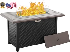 Fire Table for Outside 60000 BTU Steel Gas Fire Pit Outdoor Fire Pit45 Inch NEW