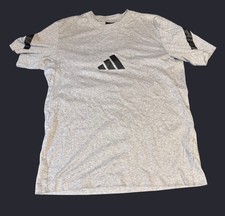 adidas Men's Axis Tee 2.0 Grey T-Shirt Size Small Athletic Workout Top