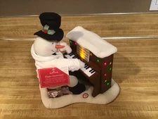 2005 Hallmark JINGLE PALS Snowman w/ LIGHTS & SOUND 🌲No Motion