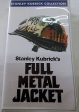 0VHS Stanley Kubrick Full Metal Jacket subtitles produced 1987 117 minutes H7