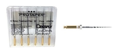 Dentsply A041023110200 ProTaper Universal Rotary Files 31mm S2 6/Pk PTURS231