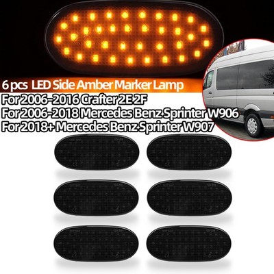 6xLED Fit Mercedes Sprinter W906 W907 Crafter Side Marker Indicator Lamp Light
