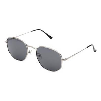 ELVEMWORLDS Shade Sonnenbrille Silber Aviator Pilot Flieger Metall Retro Fashion