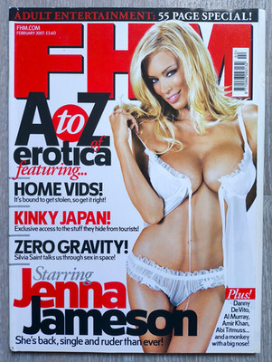 FHM February 2007 Jenna Jameson Briana Banks Clara Morgane Tera Patrick UK