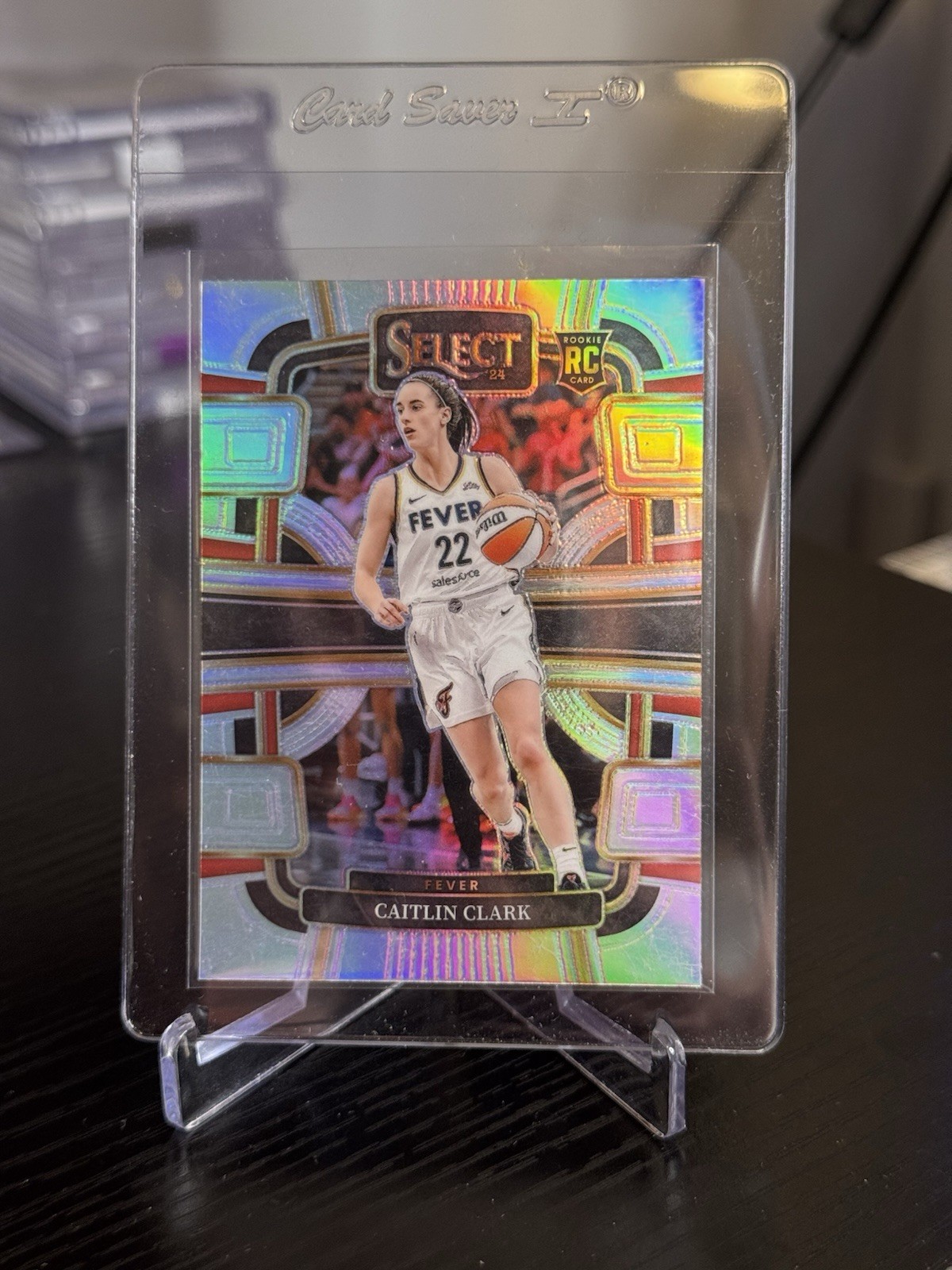 2024 Panini Select WNBA - Caitlin Clark #72 Concourse Silver Prizm (RC)