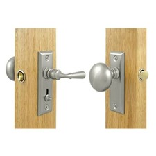 Deltana SDLS480U15 Rectangular Storm Door Latch Tubular Lock- Satin Nickel - ...