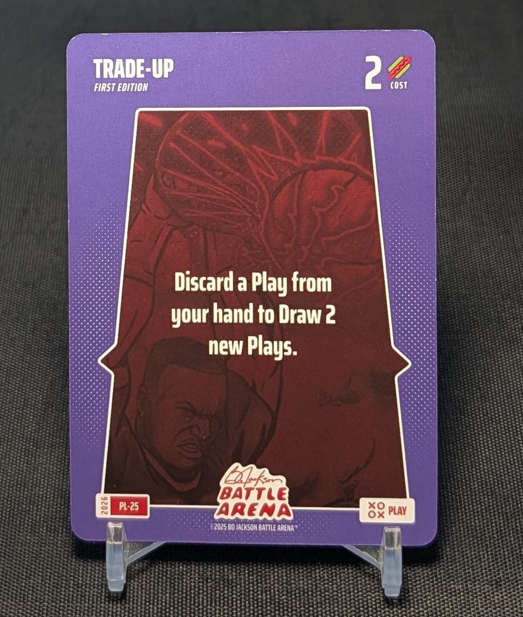 Trade-Up 2026 Bo Jackson Battle Arena PLAY CARD #PL-25