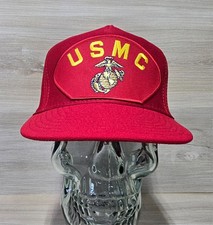 Vintage 90s Eagle Crest USMC Marine Core Made in the USA Snapback Hat Cap