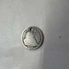 1840-0 Seated Liberty Dime 90% Silver Hole In Top But Does Not Interfere