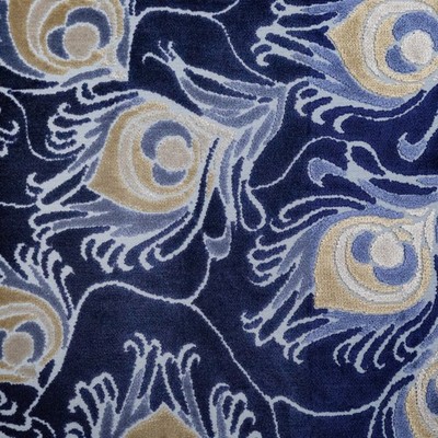PLUMAGE - DAMASK CUT VELVET UPHOLSTERY FABRIC BY THE YARD