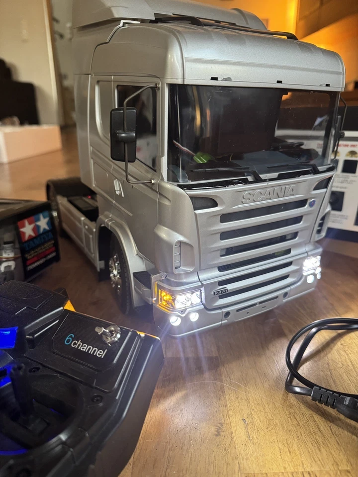 Tamiya 56364 1:14 RC Scania R470 Silber Edition 300056364, MFC-03, Reflex Stick, - Bild 2 von 4