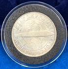 1930 German 3 Mark Reichsmark Graf Zeppelin Silver BU Coin