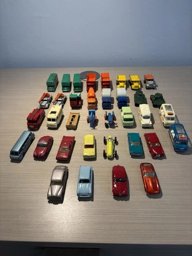 Vintage Lot 1960's Lesney Only MATCHBOX CARS 36 Cars