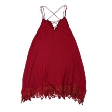 Free People Wicked Spell Strappy Tunic Dress Women's Medium Boho Indie Fairy