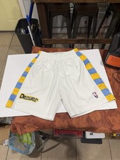 NBA Mitchell Ness Denver Nuggets Swingman Shorts 1991 Black Medium White