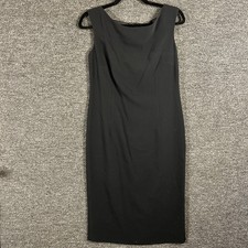 Anne Klein Women’s Size 10 Petite Suit Dress Black  Business Casual Sleeveless