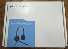 Plantronics SupraPlus HW261N Widebandl headset on-ear wired PN 86872-01