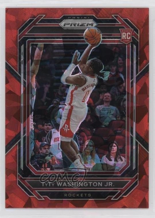 2022-23 Panini Prizm Red Ice Prizm TyTy Washington Jr #243 Rookie RC 04y8