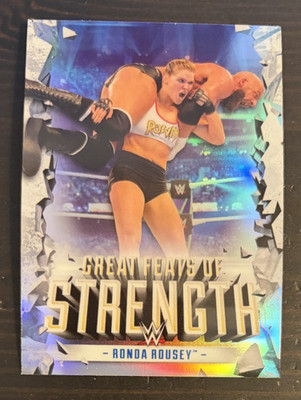 2021 Topps Chrome WWE RONDA ROUSEY Great Feats of Strength #GF-6
