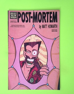Post-Mortem #1 One-Shot 1991 Brave New Words Soft Cover High Grade W281-148